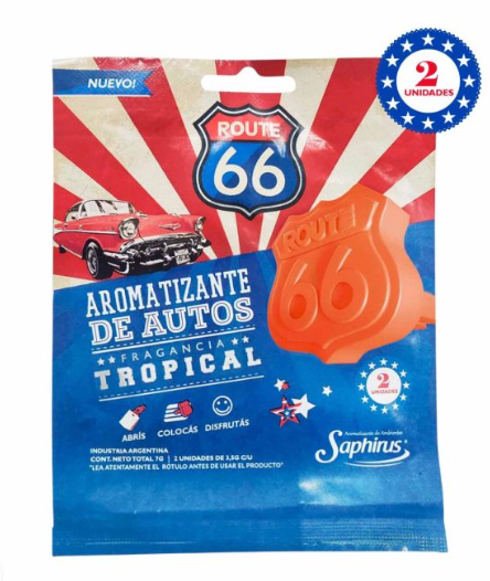 AROMATIZANTE PARA AUTO, 2 UNIDADES POR 7 GRS