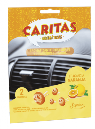 AROMATIZANTE PARA AUTO, 2 UNIDADES POR 7 GRS